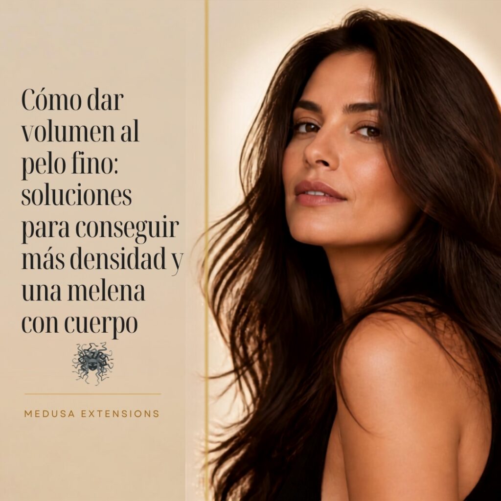 Cómo dar volumen al pelo fino - Blog Medusa