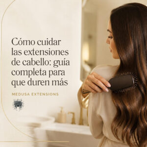 Cómo cuidar las extensiones de cabello - Blog Medusa